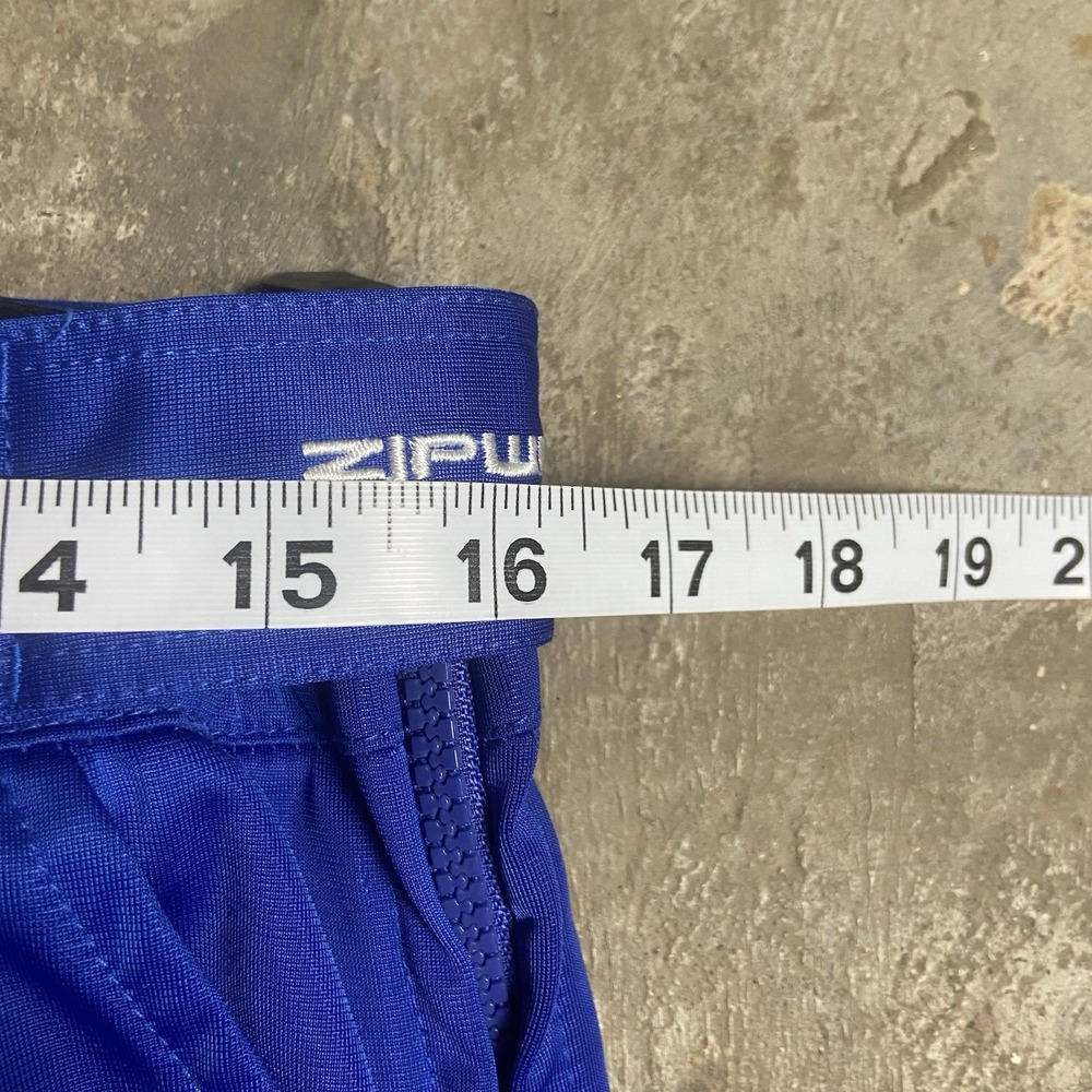 Detroit Pistons Zip Away Track Pants Size Large Blue Breakaway NBA Basketball - Picture 9 of 9